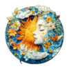 Mindful Wooden Jigsaw Puzzle –Moon sun and girl