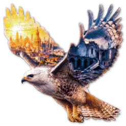 Mindful Wooden Jigsaw Puzzle – Mountain View Eagle