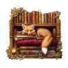 Mindful Wooden Jigsaw Puzzle –Sleep Library-Fox