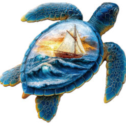 Mindful Wooden Jigsaw Puzzle –Wave Voyager