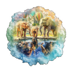 Mindful Wooden Jigsaw Puzzle – Mammoth—My wish