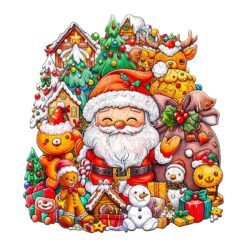Mindful Wooden Jigsaw Puzzle – Christmas Cheer-1