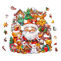 Alternative view of Mindful Wooden Jigsaw Puzzle – Christmas Cheer-1