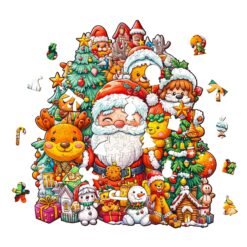 Alternative view of Mindful Wooden Jigsaw Puzzle – Christmas Cheer- 2