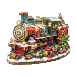 Mindful Wooden Jigsaw Puzzle – Christmas Train