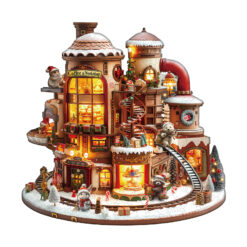 Mindful Wooden Jigsaw Puzzle – Coffee Workshop