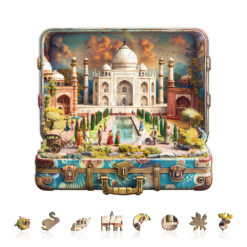 Alternative view of Mindful Wooden Jigsaw Puzzle – Taj Mahal Tour