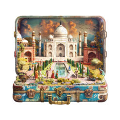 Mindful Wooden Jigsaw Puzzle – Taj Mahal Tour