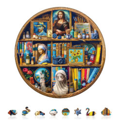 Alternative view of Mindful Wooden Jigsaw Puzzle – Artist Closet