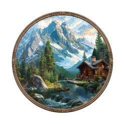 Mindful Wooden Jigsaw Puzzle – Lake House