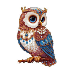 Mindful Wooden Jigsaw Puzzle – Regal Owl